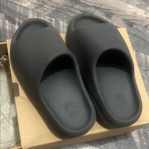 adidas Kids Black Slippers